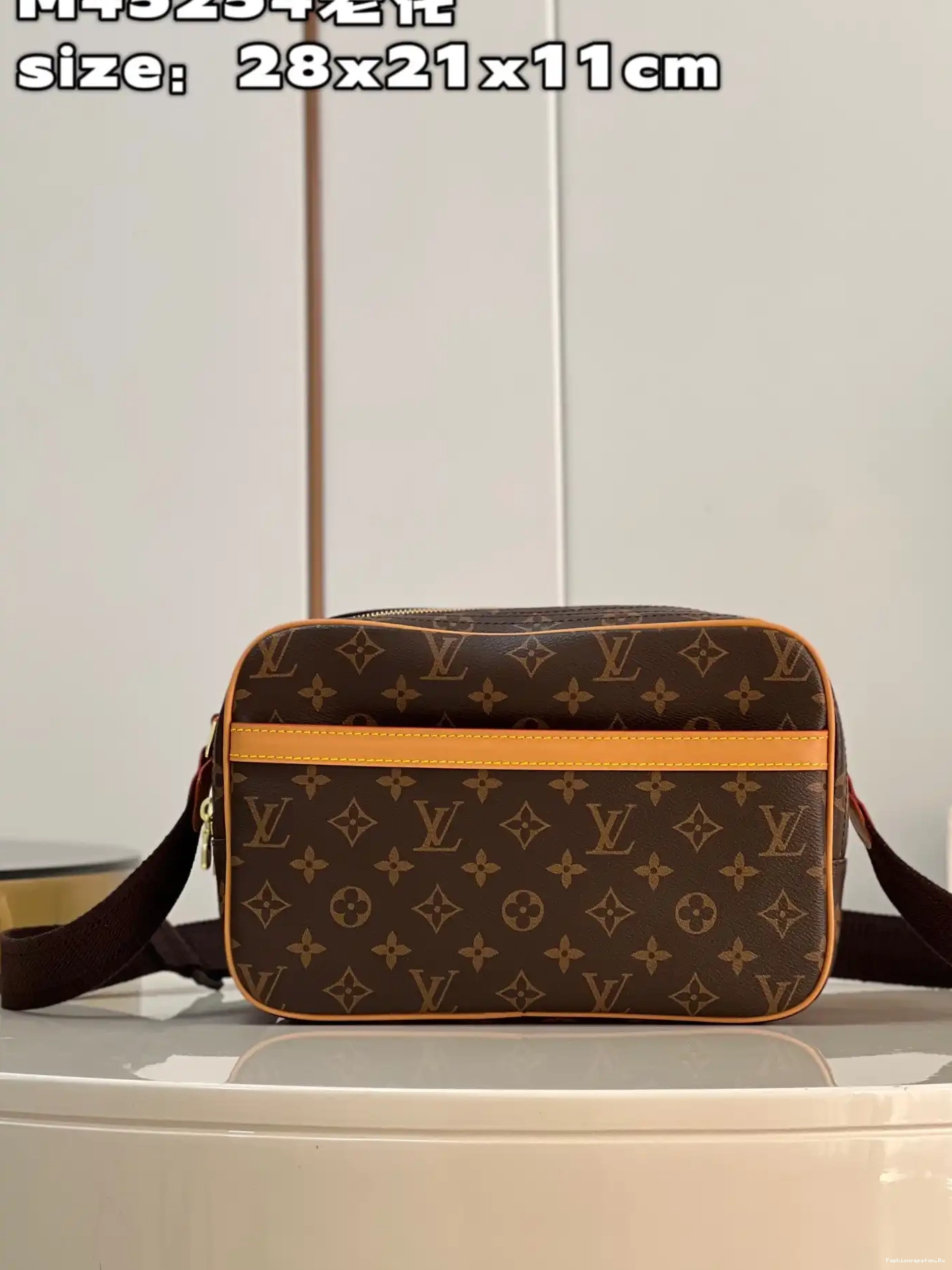 FS CHEAP bag-28*21*11CM LOUIS VUITTON REPORTER 0704